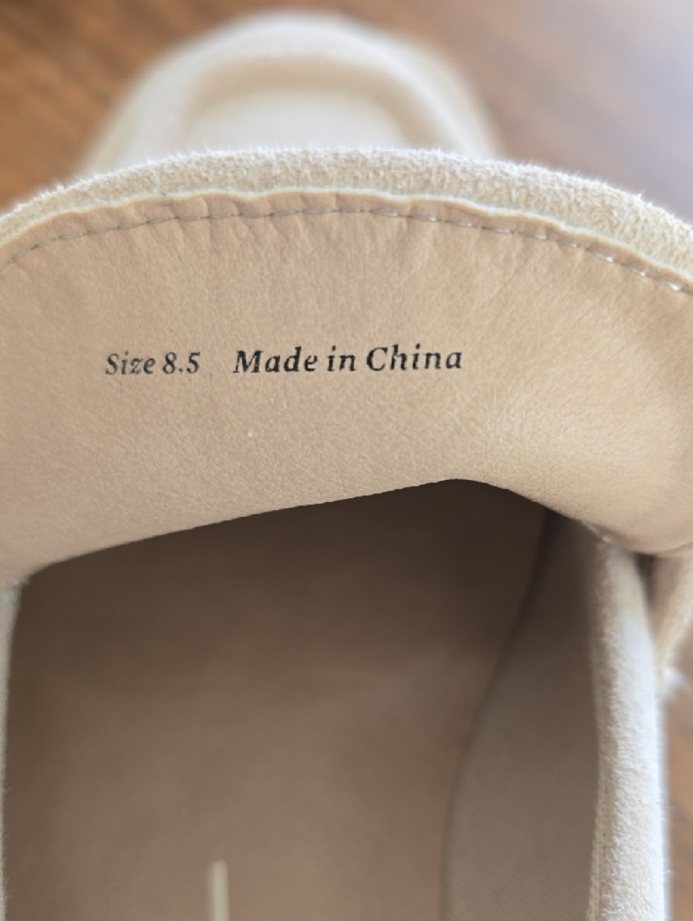 Dolce Vita Taupe Suede Penny Loafers - Picture 8 of 8